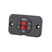 Load image into Gallery viewer, 29mm Panel Mount Dual Volt Meter (9-48Vdc)