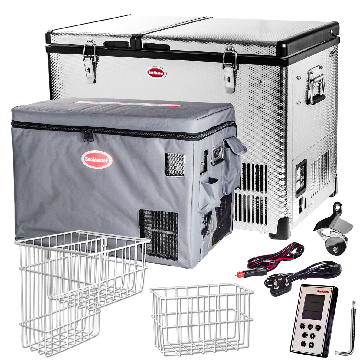SnoMaster Classic Series (CL56D) Stainless Steel AC/DC Fridge
