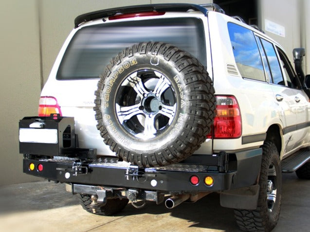 DOBINSONS REAR BUMPER WITH SWING OUTS FOR TOYOTA LANDCRUISER 100 SERIES