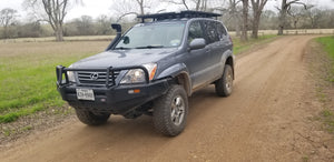 DOBINSONS 4×4 CLASSIC BLACK BULLBAR FOR TOYOTA LAND CRUISER PRADO 120 SERIES/ LEXUS GX470 2003 TO 2009