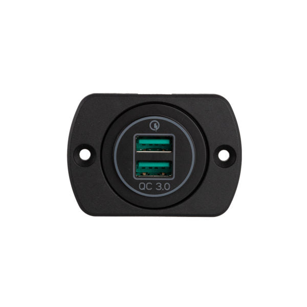 29mm Panel Mount QC3.0 Quick Charger Dual USB
