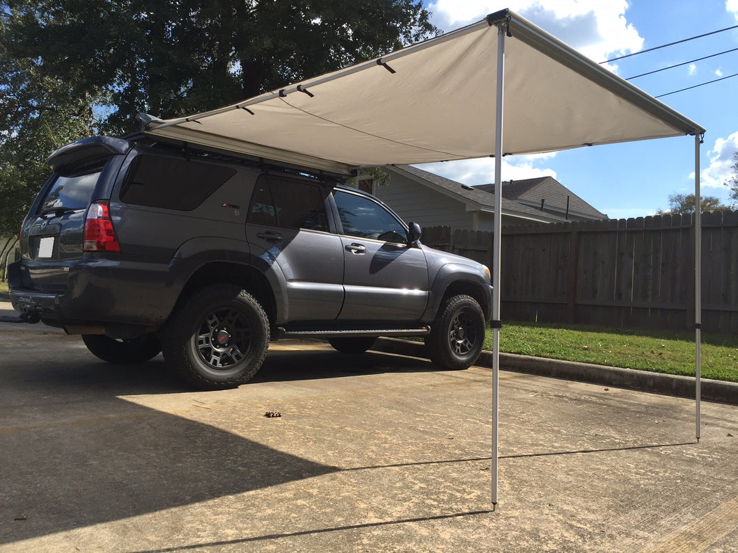 DOBINSONS 4×4 ROLL OUT AWNING 6.5FT X 9.8FT MEDIUM SIZE, INCLUDES BRACKETS AND HARDWARE