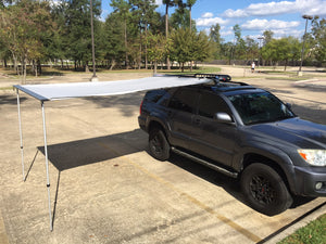 DOBINSONS 4×4 ROLL OUT AWNING 6.5FT X 9.8FT MEDIUM SIZE, INCLUDES BRACKETS AND HARDWARE