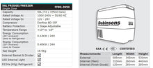 Load image into Gallery viewer, DOBINSONS 4×4 50 LITER 12V PORTABLE FRIDGE FREEZER WITH FREE INSULATING COVER