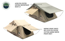 Load image into Gallery viewer, Overland Vehicle Systems TMBK 3 Person Roof Top Tent with Green Rain Fly