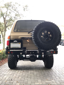 DOBINSONS REAR BUMPER WITH SWING OUTS FOR TOYOTA LANDCRUISER 80 SERIES