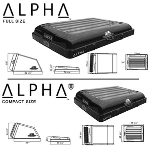 Tuff Stuff® ALPHA™ Hard Top Side Open Tent, Black, 4 Person