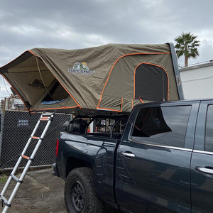 Tuff Stuff® ALPHA™ Hard Top Side Open Tent, Gray, 4 Person