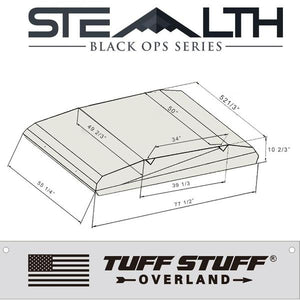 Tuff Stuff® Stealth™ Aluminum Side Open Tent, 3+ Person